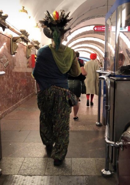 Фрики в метро