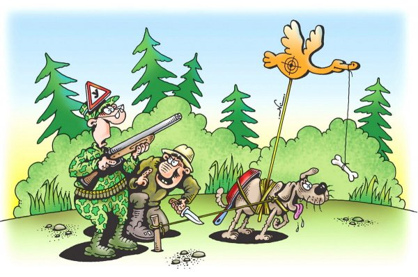 Карикатуры про охоту