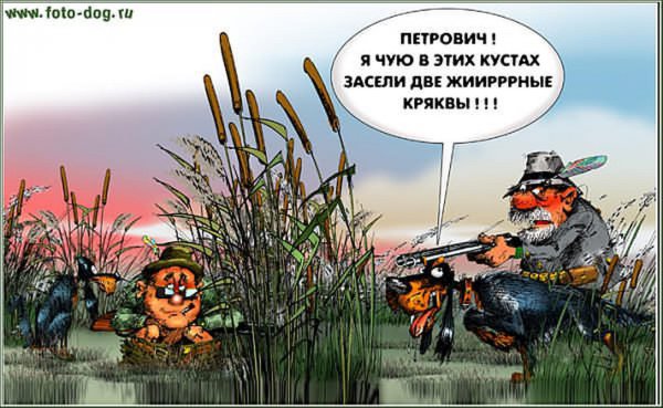 Карикатуры на охотников