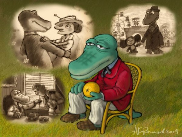 Андрей Кузнецов художник Чебурашка