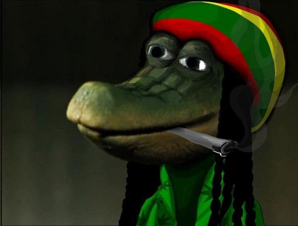 Крокодил Гена растаман