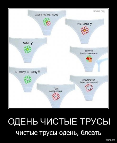 Трусы женские юмор