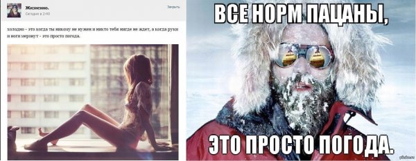 Приколы про холод
