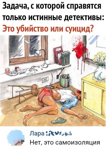 Убийство или суицид головоломка