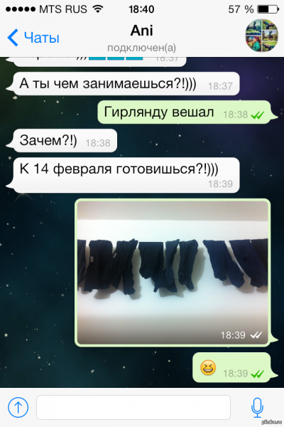 Шутка про группу в вацапе