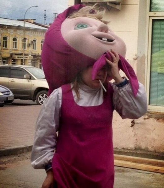 Смешной костюм Маши