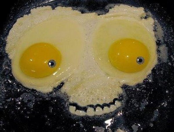 Страшная яичница