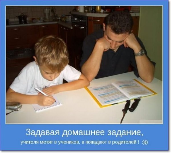 Домашняя работа шутки