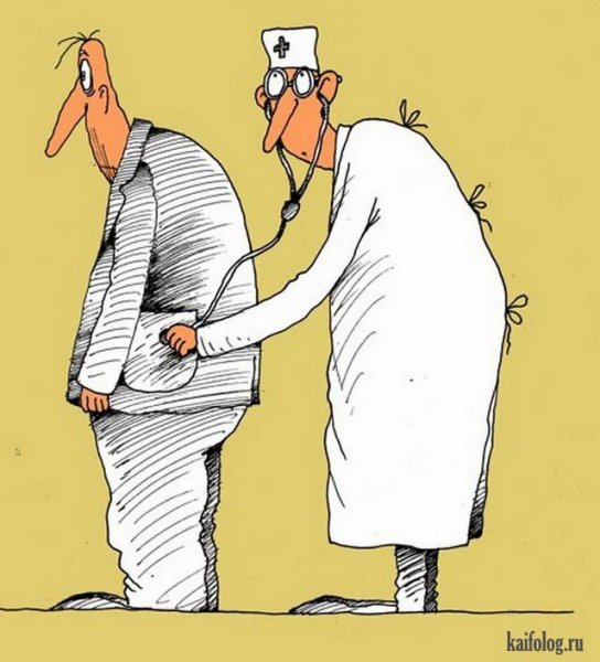 Врач и пациент карикатура