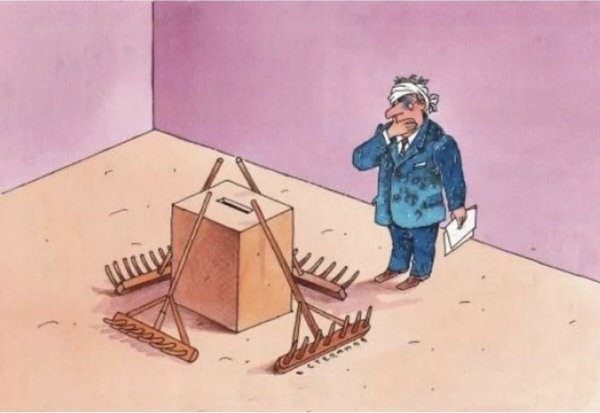 Выборы карикатура