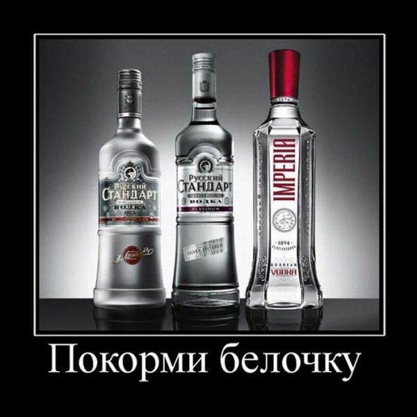 Демотиваторы про водку