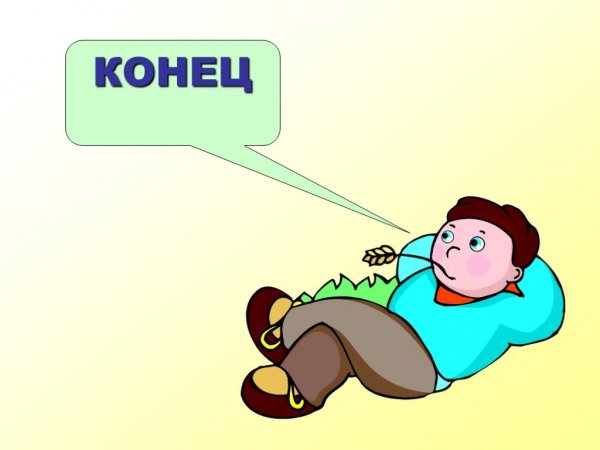 Конец презентации