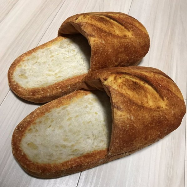 Тапки из хлеба