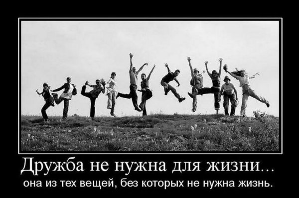 Демотиваторы про дружбу