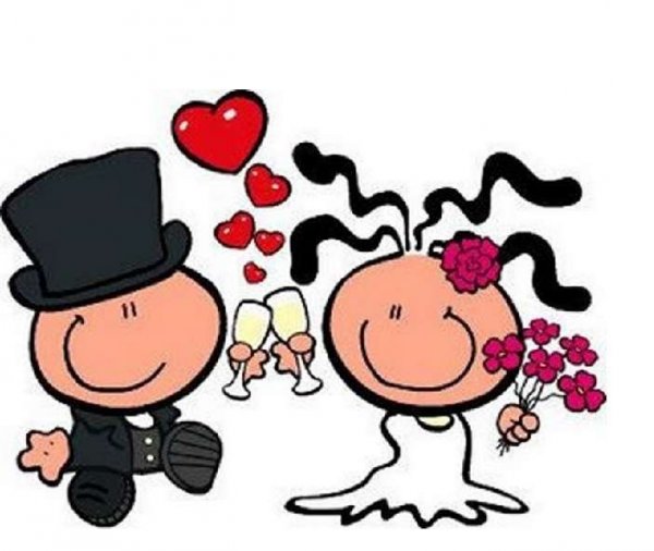 Веселая открытка с годовщиной свадьбы