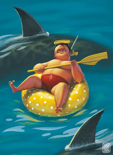 Позитивные иллюстрации Дениса Зильбера"