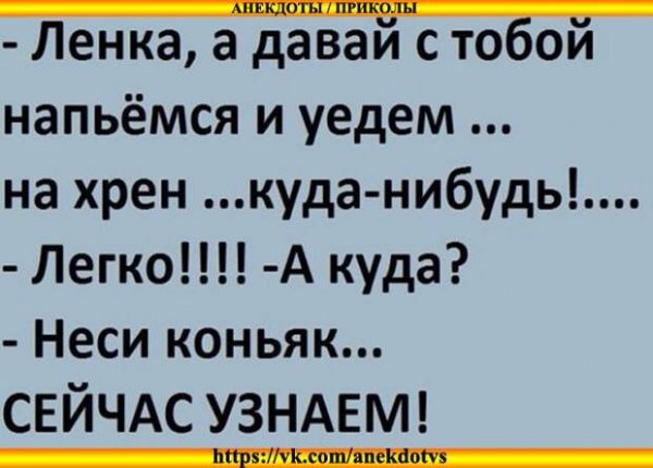 Анекдоты про Лену