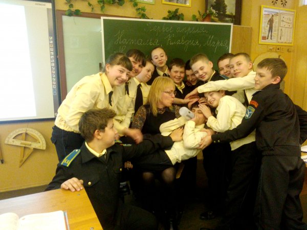 Смешные ученики в классе
