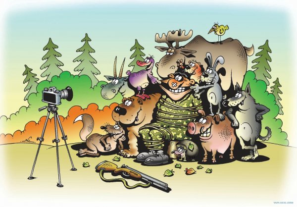 Карикатуры на зверей