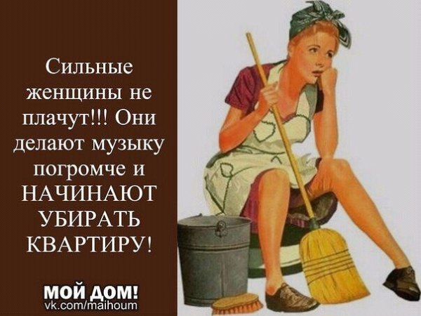 Забавные стишки про уборку в доме
