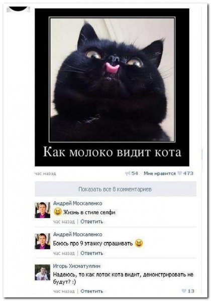 Смешные комментарии под фотографиями