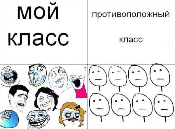 На группу класса смешные