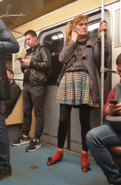 Модники и модницы Московского метро