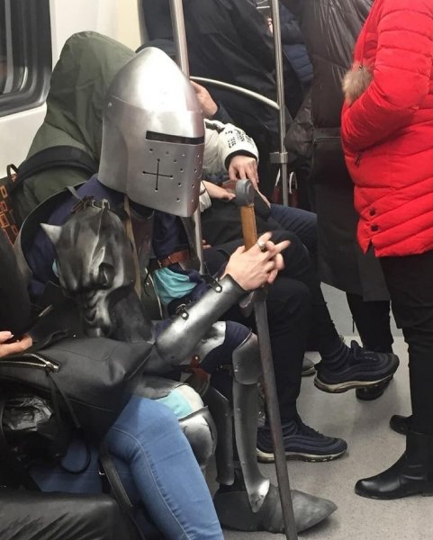 Смешные люди в метро