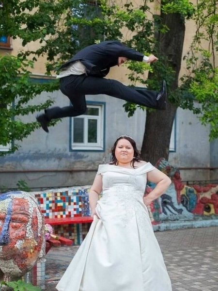 Смешные Свадебные снимки