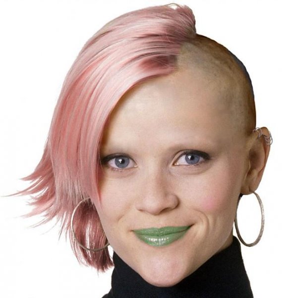 Смешные прически женские