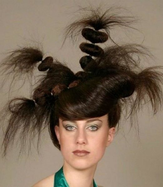 Странные прически