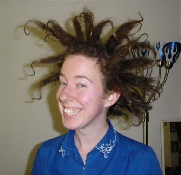 Смешные прически женские