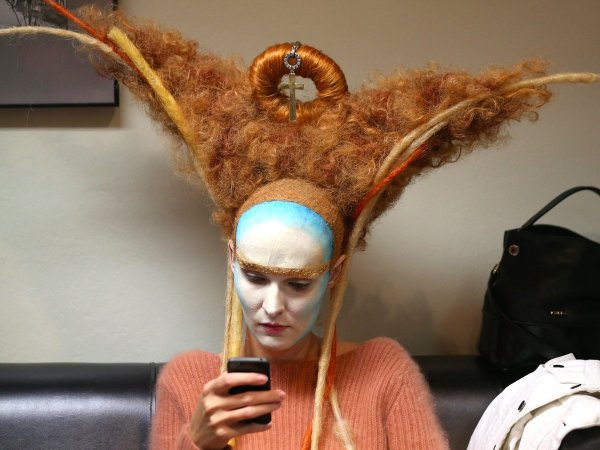 Необычные женские прически