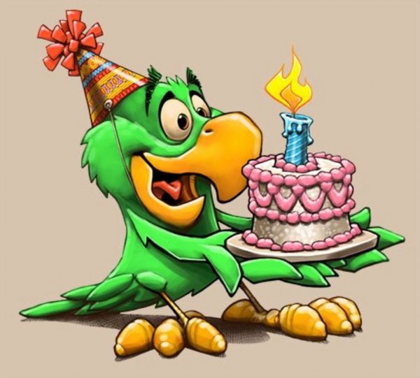 С днём рождения рикольные