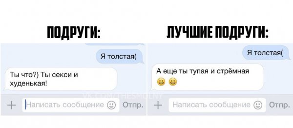 Шутки про женскую дружбу
