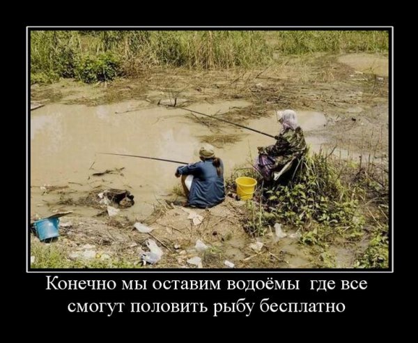 Демотиваторы про рыбаков