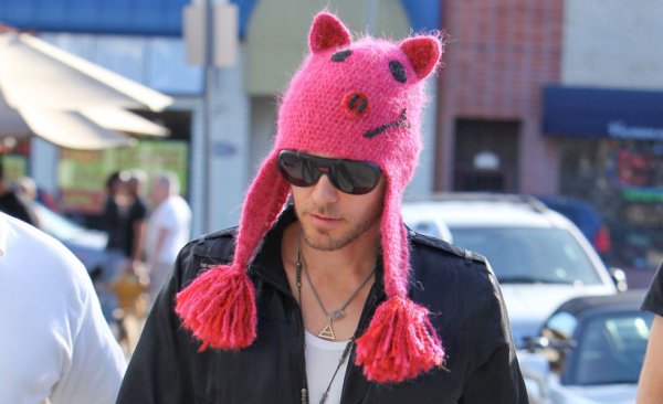 Jared Leto в шапке