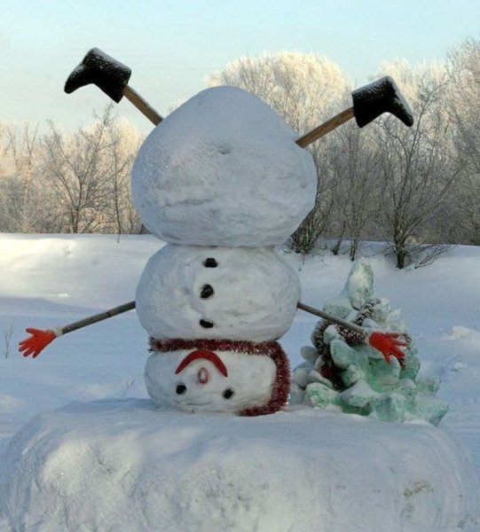 Смешные Снеговики