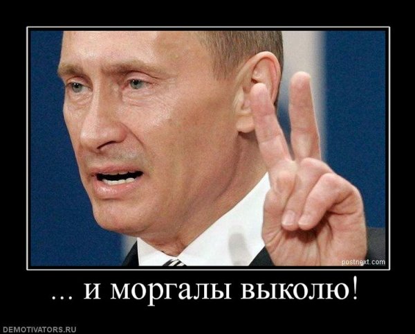 Демотиваторы про Путина
