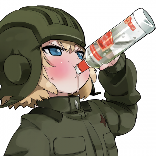 Girls und Panzer Katyusha водка