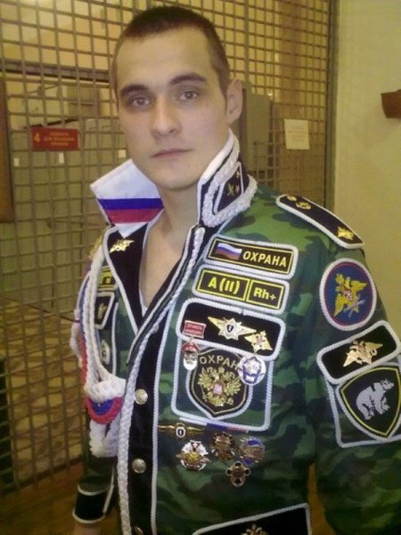 Сергей Зверев в военной форме