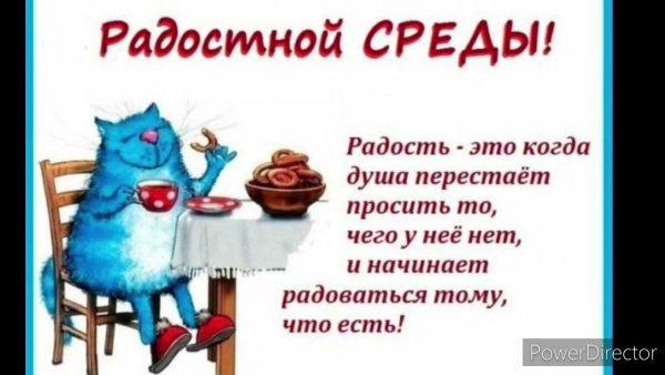 С добрым утром среды прикольные
