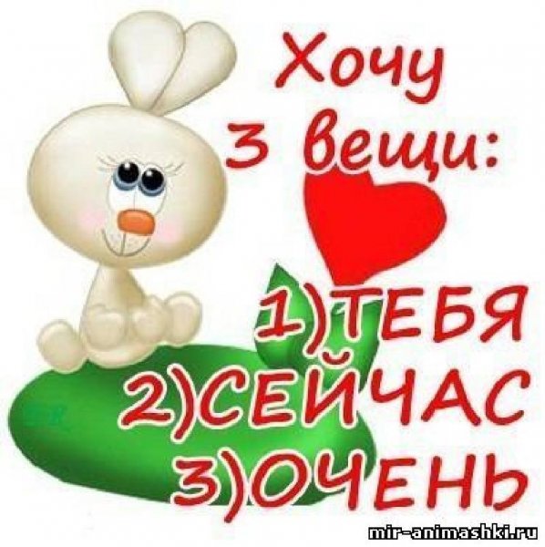 Я хочу тебя