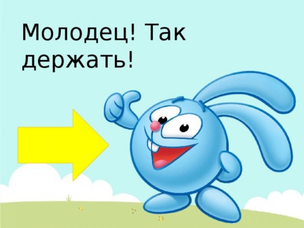 Ты молодец так держать