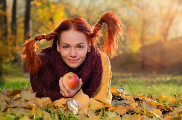 Девушка осень