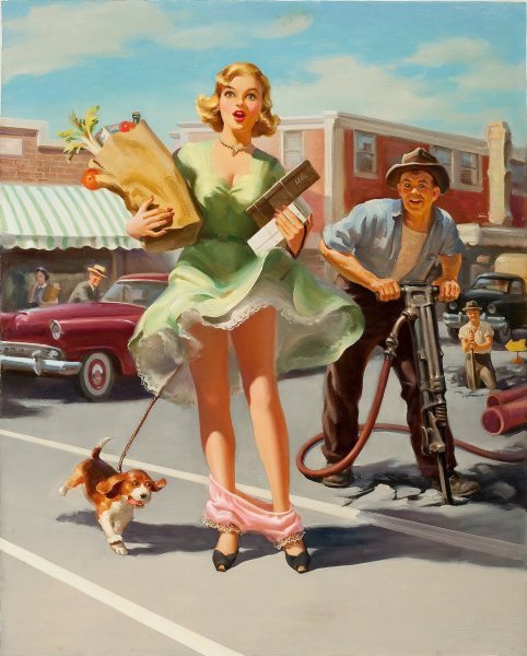 Арт Фрам художник пин-ап