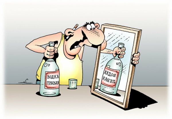 Водка карикатура