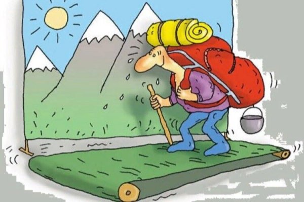 Турист карикатура
