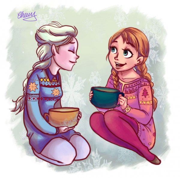 Подружки рисунок