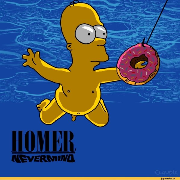 Барт симпсон Nevermind